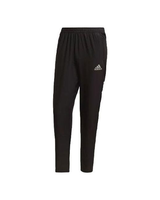 Adidas Black Logo Sports Running Long Pants/Trousers for men