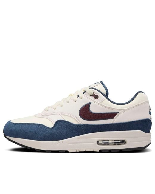 Nike Blue Air Max 1 'Coconut Milk Burgundy Crush' for men
