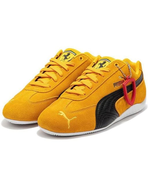 PUMA Orange X Scuderia Ferrari Speedcat 'Shield for men