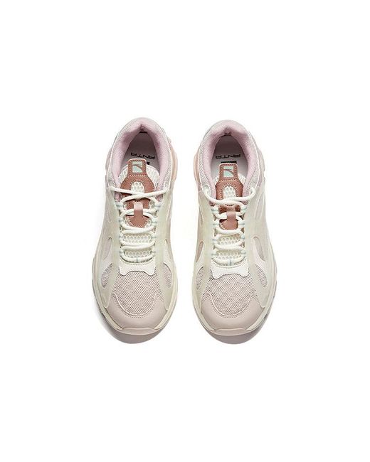 Anta White (Wmns) Life Series Sneakers 'Lotus'