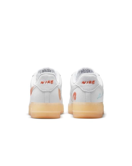 Nike White X Mayumi Yamase Air Force 1 Flyleather 'Earth Day' for men
