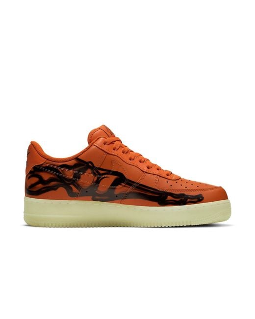Nike Brown Air Force 1 Low Skeleton' for men