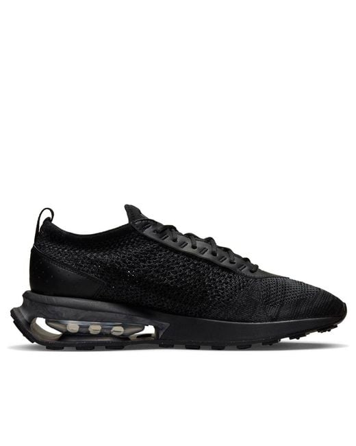 Nike Black Air Max Flyknit Racer 'Triple' for men