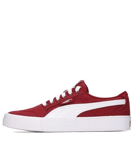 PUMA C-skate Vulc Sneakers Red/white for Men | Lyst