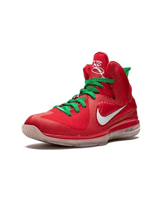 Nike Red Lebron 9 'Christmas' for men