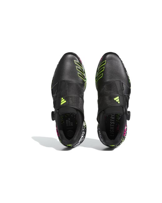 Adidas Black Zg23 Boa Glitch Boost Lucid Lemon' for men