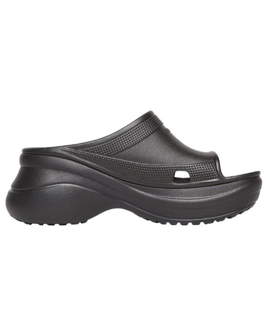 Balenciaga Gray X Crocs Pool Slide Sandals