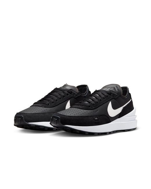 Nike Black Waffle One Leather for men