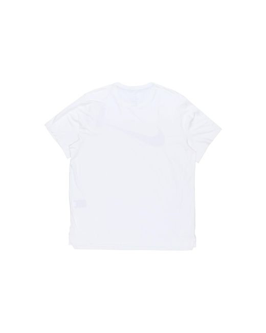Nike White As Nk Top Ss Hpr Dry Hbr for men