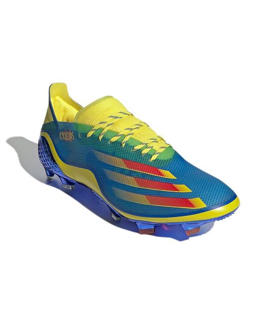 Adidas Blue X Marvel X Ghosted.1 Fg 'Cyclops' for men