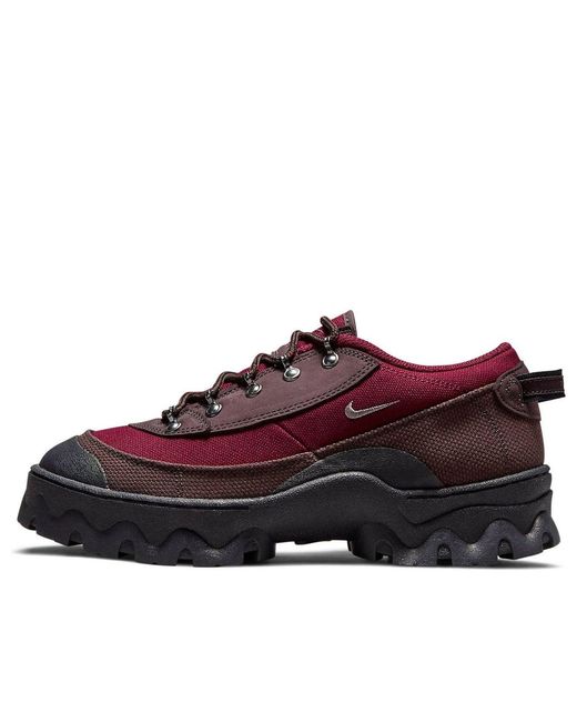 Nike Red (Wmns) Lahar Low Canvas 'Madeira Dark Beetroot'