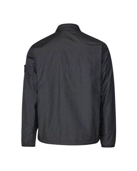 Stone Island Black Primaloft Coach Jacket for men