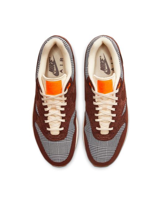 Nike Brown Air Max 1 'Houndstooth' for men