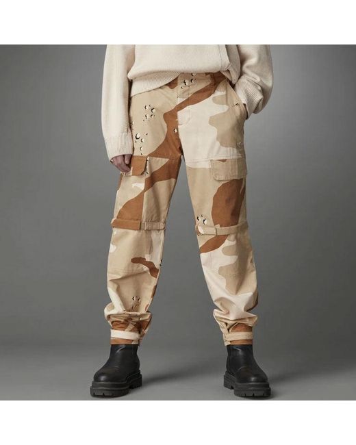 Adidas Natural Originals Version Series Cotton Camouflage Cargo Casual Pants for men