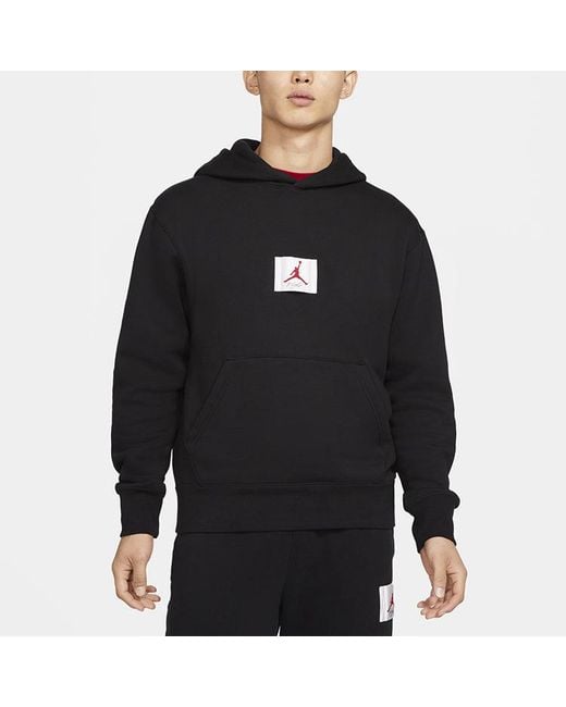 Nike Blue Flight Logo Casual Sports Fleece Lined Pullover for men