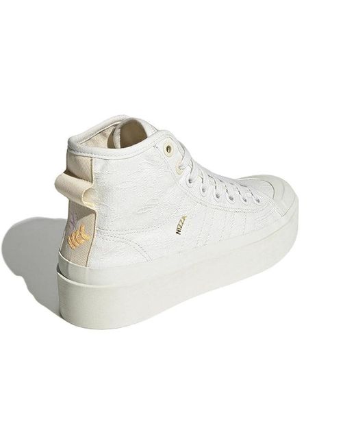 Adidas White (Wmns) Nizza Bonega Mid 'Cream'