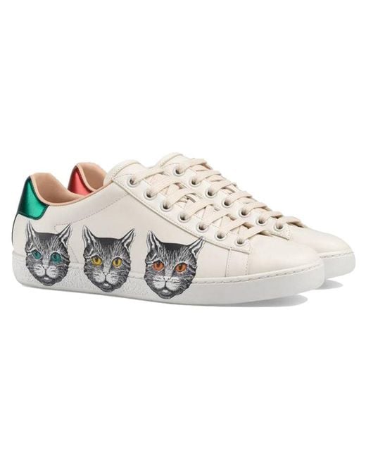 Gucci White (Wmns) Ace 'Mystic Cat'
