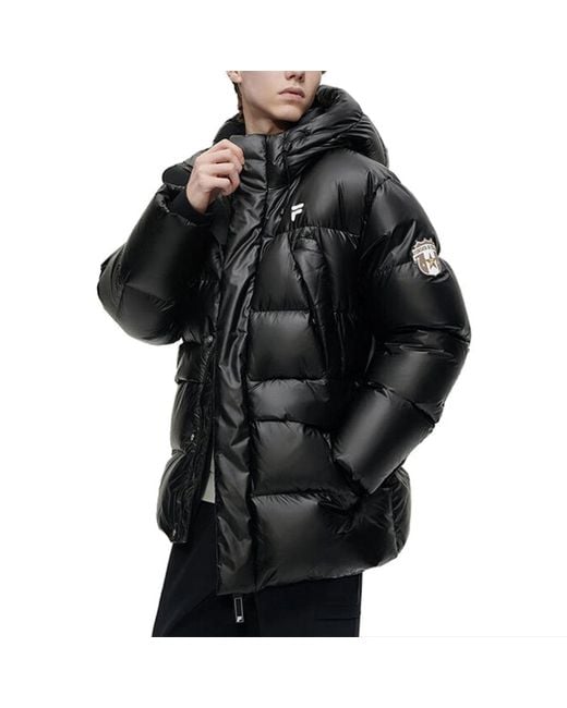Fila Black Down Jacket for men