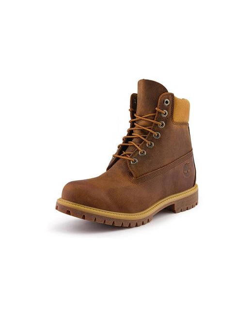 Timberland Brown Premium 6 Inch Waterproof Boot 'Medium' for men