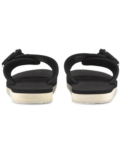 PUMA Black Wilo Lux Sandal Nylon Whisper' for men