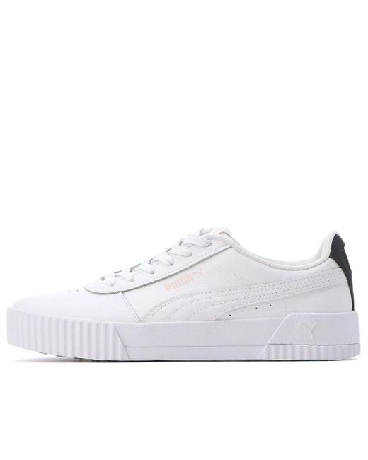 PUMA White (Wmns) Carina Leather Rosewater'