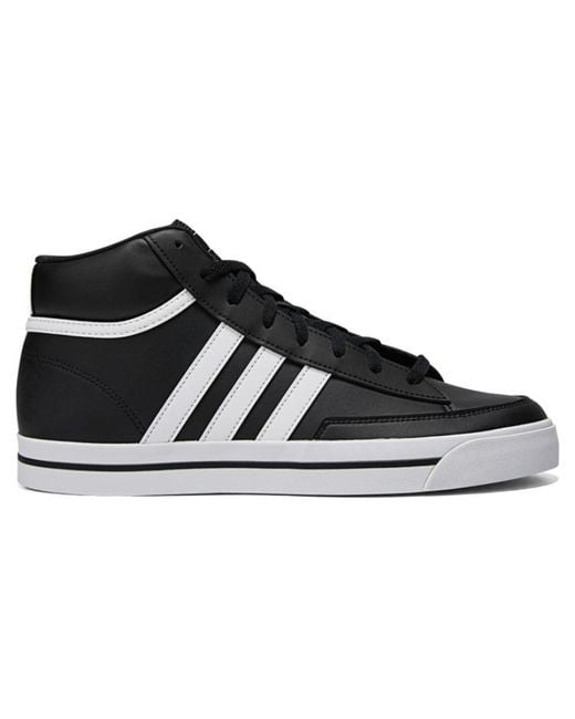 Adidas Black Neo Retrovulc Mid Shoes for men