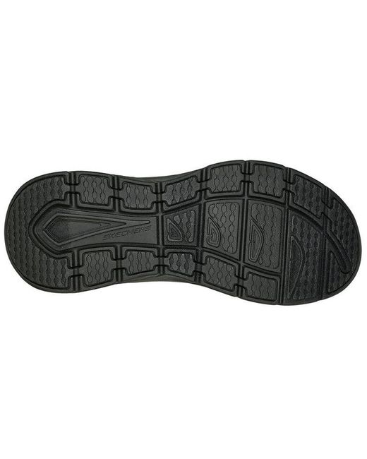 Skechers Black D'Lux Walker Sandal for men