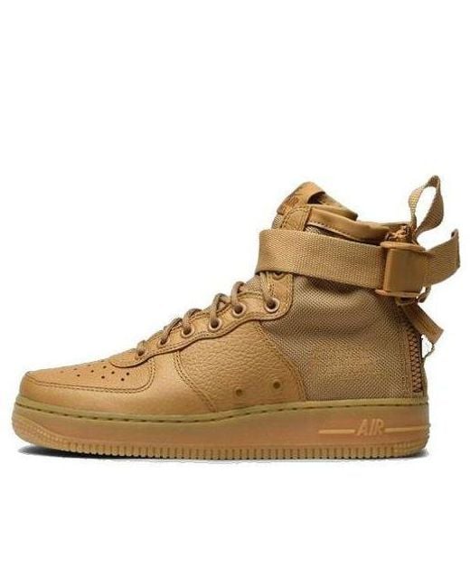 Nike Brown (Wmns) Sf Air Force 1 Mid 'Elemental'