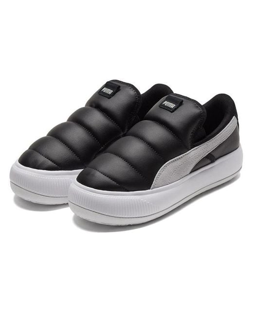 PUMA Black (Wmns) Suede Mayu Slip-On Shoes