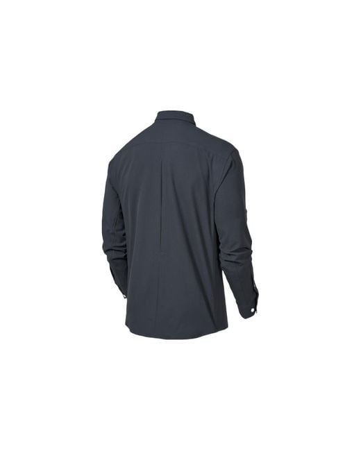 Nike Blue Acg Dri-Fit Uvdevastation Trail Multiple Pockets Casual Solid Color Long Sleeves Jacket for men
