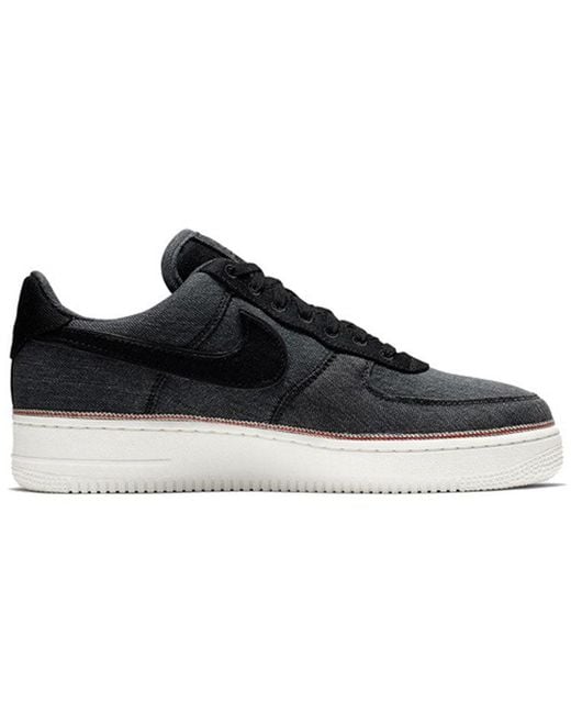 Nike Black X 3X1 Air Force 1 Low Premium Denim' for men