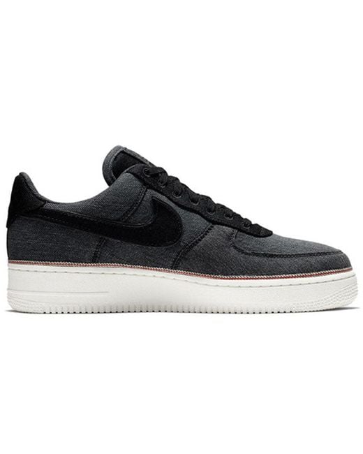 Nike Black X 3X1 Air Force 1 Low Premium Denim' for men