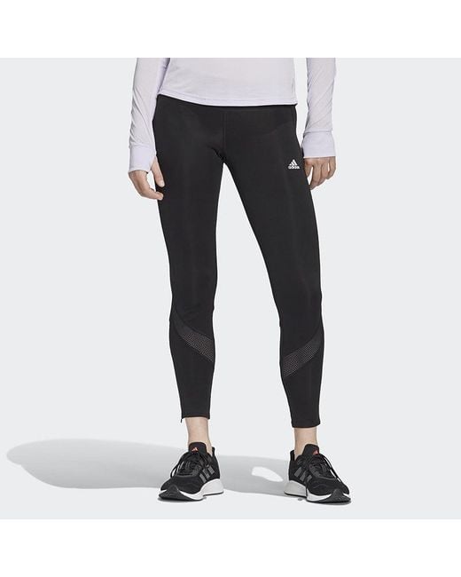 Adidas Black (Wmns) Own The Run Tights Asia Sizing