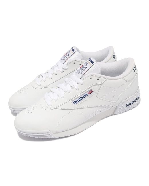 Reebok White Exofit Lo Clean Logo Int Shoes Royal' for men