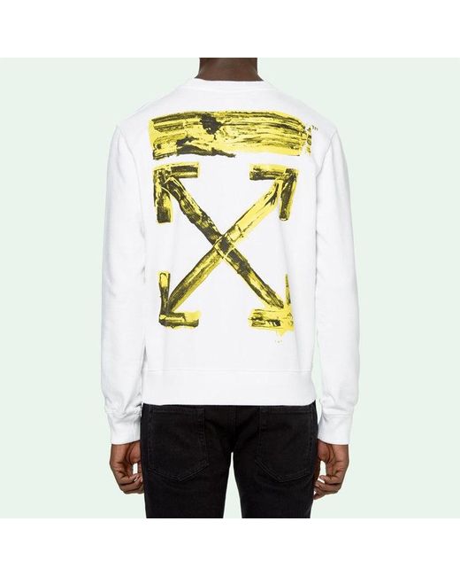 Off-White c/o Virgil Abloh Metallic C/O Virgil Abloh Acrylic Arrows Sweatshirt for men