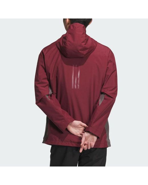 Adidas Red City Escape Blocking Jacket Asia Sizing for men