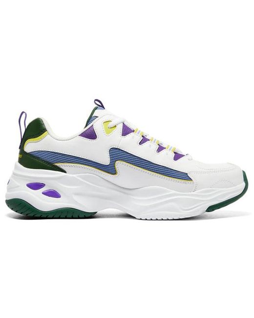 Skechers White D'Lites 4.0 for men