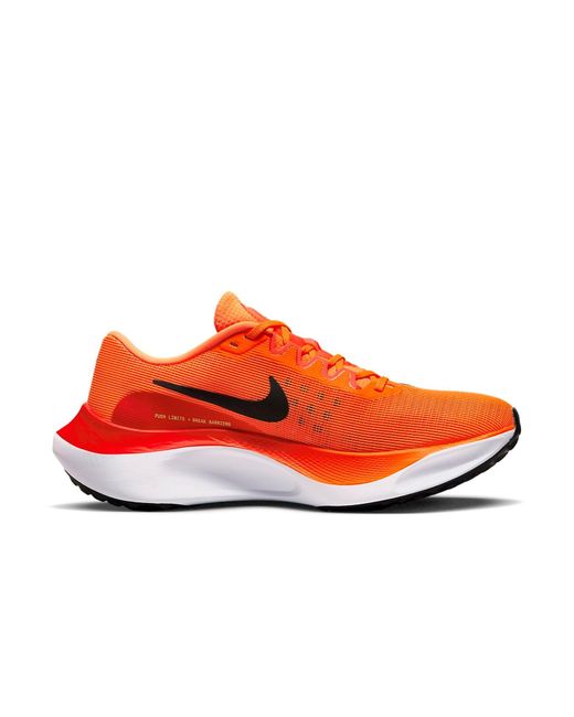Nike zoom fly white orange sale