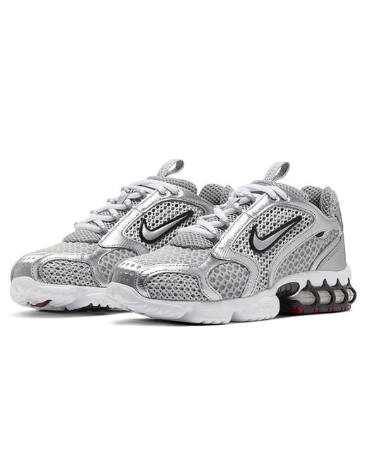 Nike White (Wmns) Zoom Spiridon Cage 2 'Metallic'
