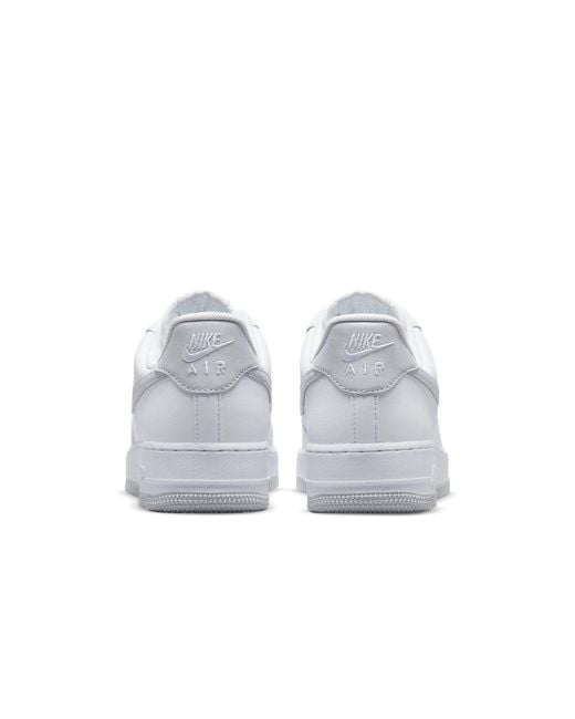 Nike White Air Force 1 '07 Pure Platinum' for men