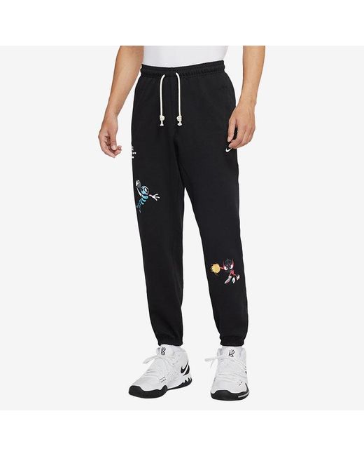 Nike Black Basketball Athleisure Casual Sports Long Pants/Trousers Autumn for men
