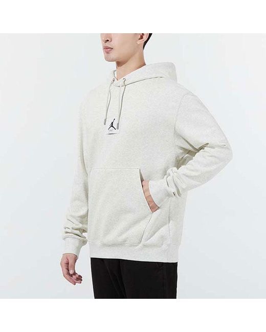 Nike White Statement Logo Casual Sports Autumn Hoodie for men