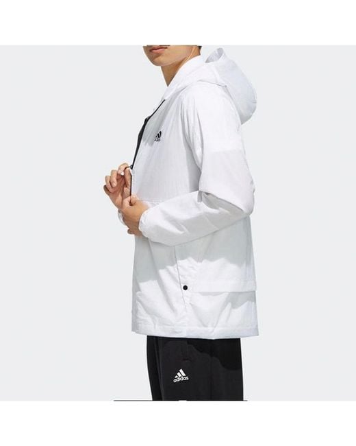 Adidas Blue Back Logo Woven Jacket for men