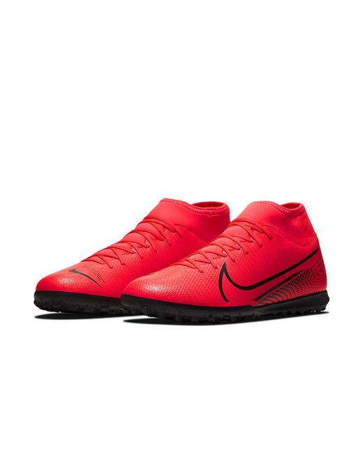 Nike Red Mercurial Superfly 7 Club Tf Turf for men
