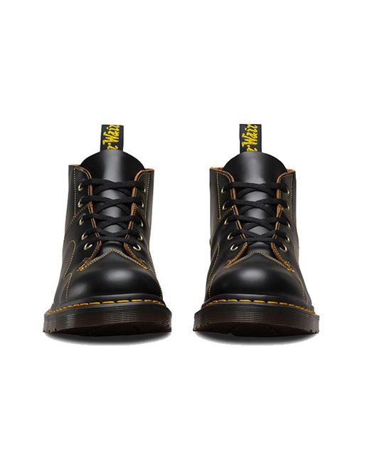Dr. Martens Black Church Retro 5 Martin Boots Couple Style for men