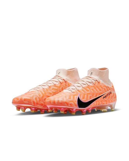 Nike Orange Mercurial Superfly 9 Elite Wc Agpro 'Iced Guava' for men