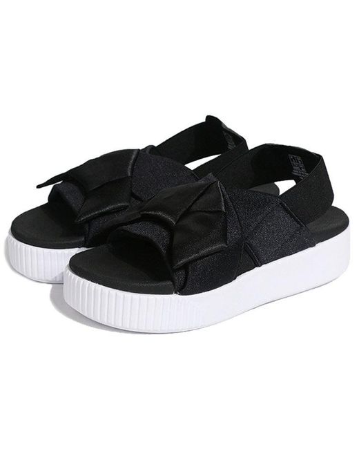 PUMA Black (Wmns) Platform Slide K