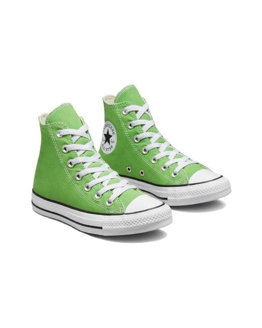 Converse Green Chuck Taylor All Star High-Top Canvas Shoes