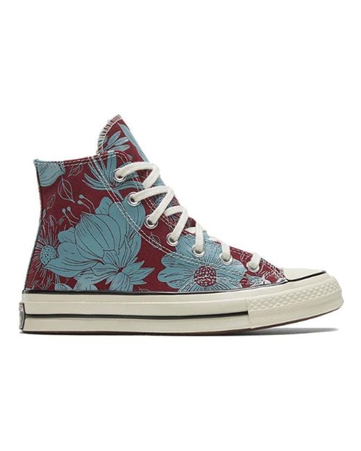 Converse Blue (Wmns) Chuck Taylor All Star 1970S Floral Sneakers