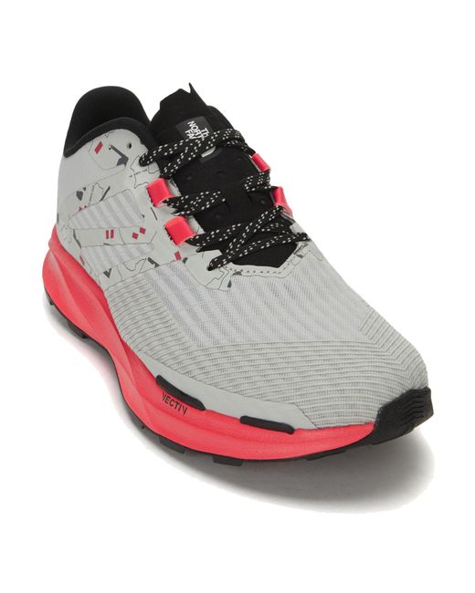 The North Face Pink (Wmns) Vectiv Eminus Running Sneakers Tnf Trail Marker Print Brilliant Coral'